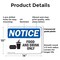 Signmission Food And Drink Only, 14 in W x Rectangle, Plastic OS-2PACK-NS-P-1014-L-12816 - alternate 6